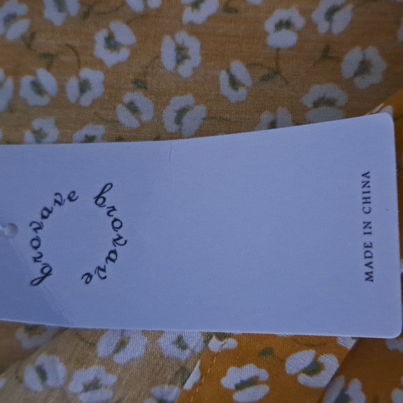 Brovave Women's Collar Neck Button Down Tie/elastic Waist LG. NWT - Picture 4 of 10